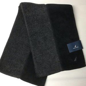 Nautica Polartec Black and Grey Scarf